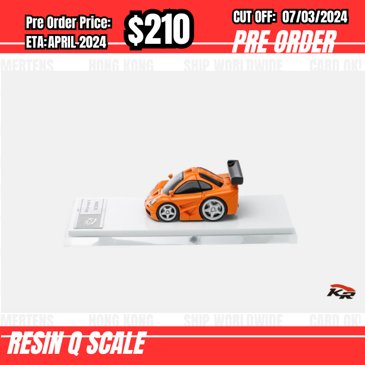 PO-$210 * KR * Resin Q McLaren F1 Orange [OD03/03]