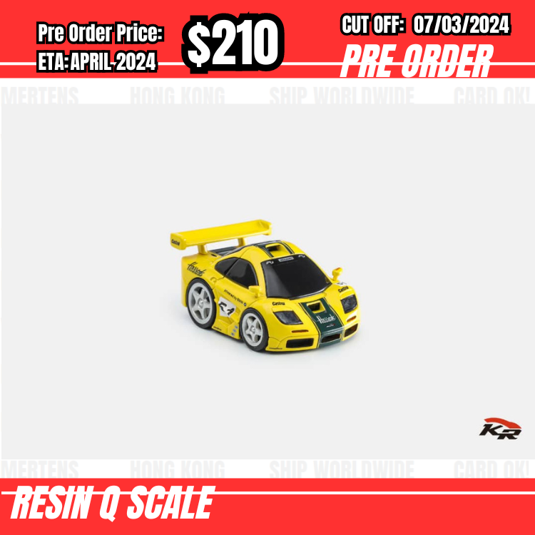 PO-$210 * KR * Resin Q McLaren F1 Yellow [OD03/03]