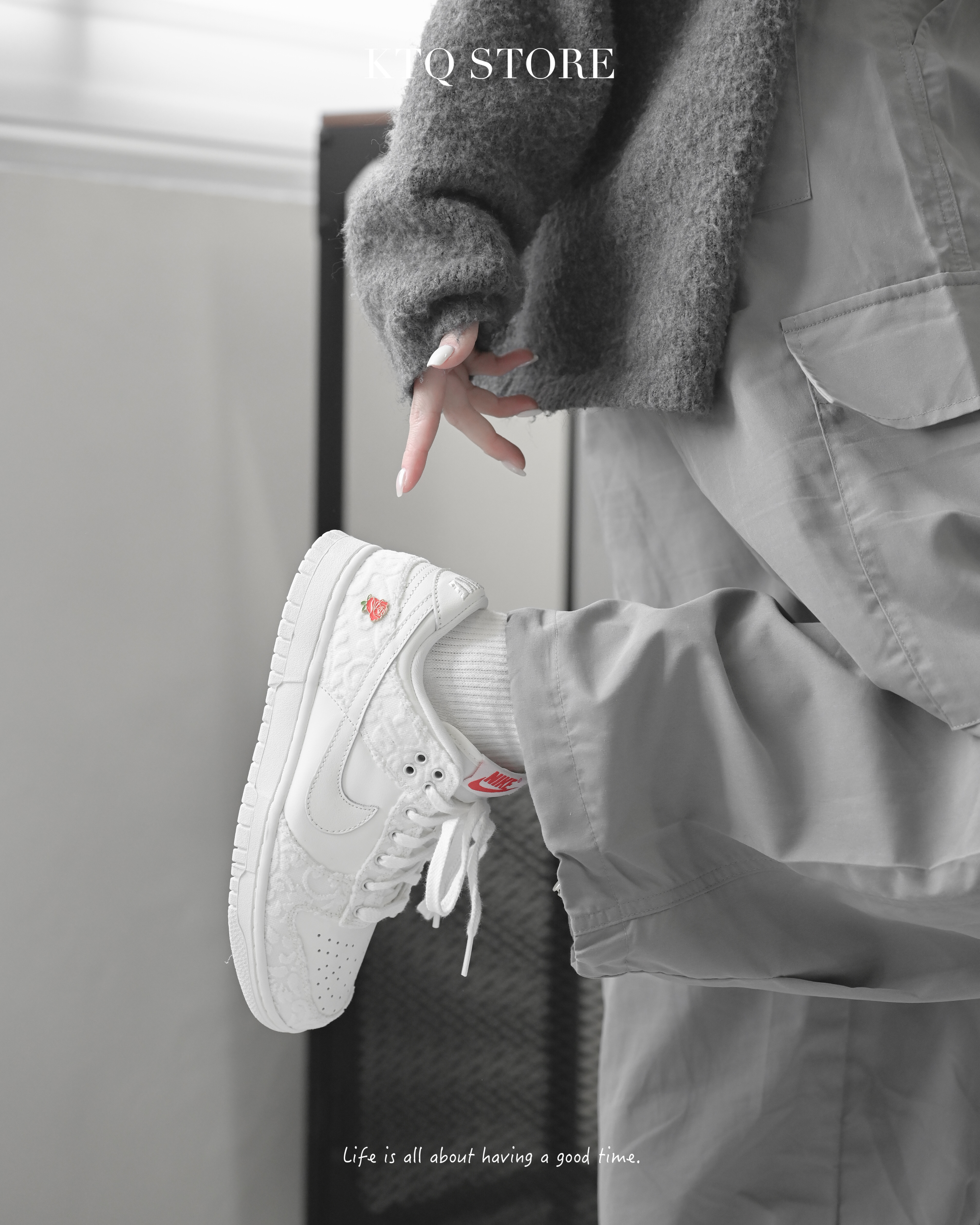 KTQ STORE ‧ Nike Dunk Low Give Her Flowers 雲朵 玫瑰花 FZ3775-133