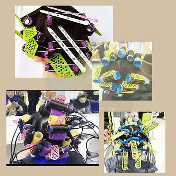 燙髮防壓片(顏色隨機)10片入