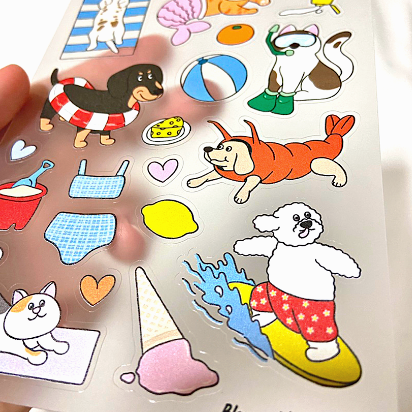 Bloom at Your Service PVC Sticker－Summer Merry (Thai Stationery Brand)