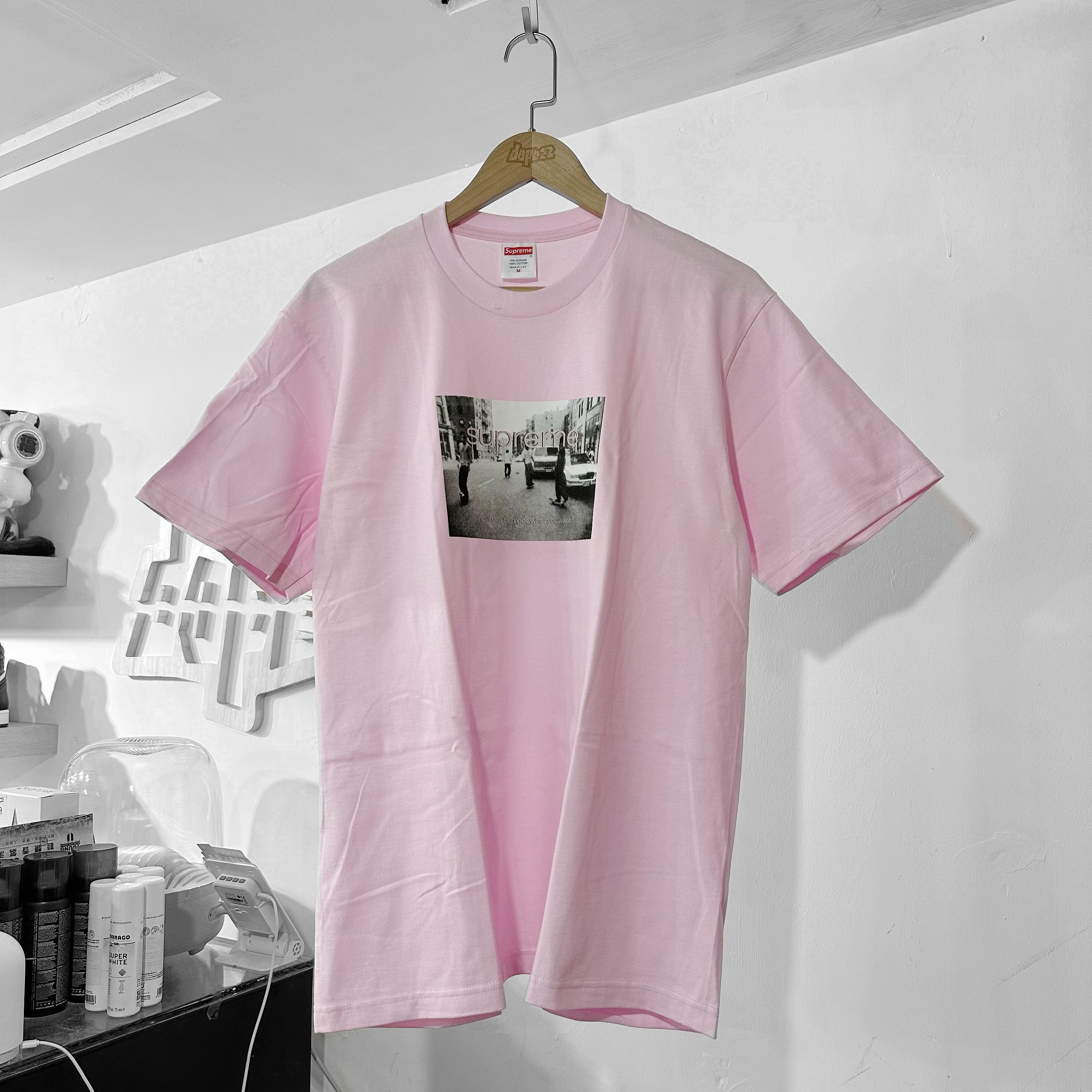 Supreme SS24 Crew 96 Tee Pink