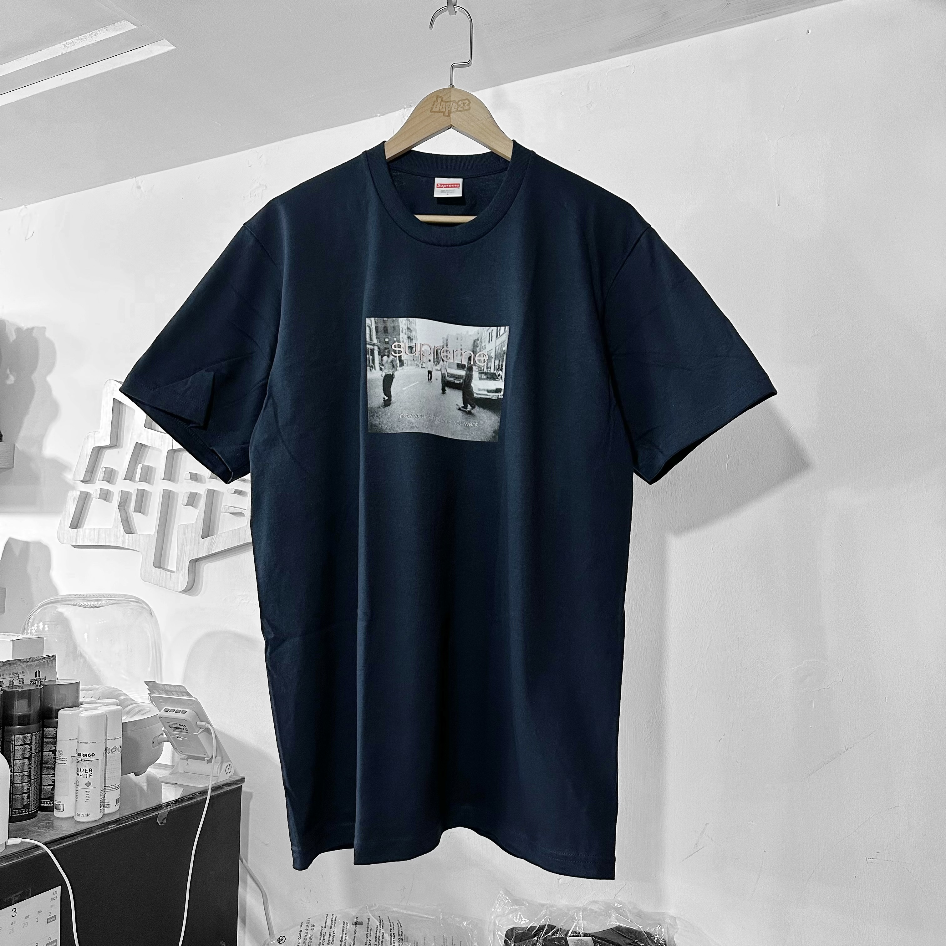 Supreme SS24 Crew 96 Tee Navy