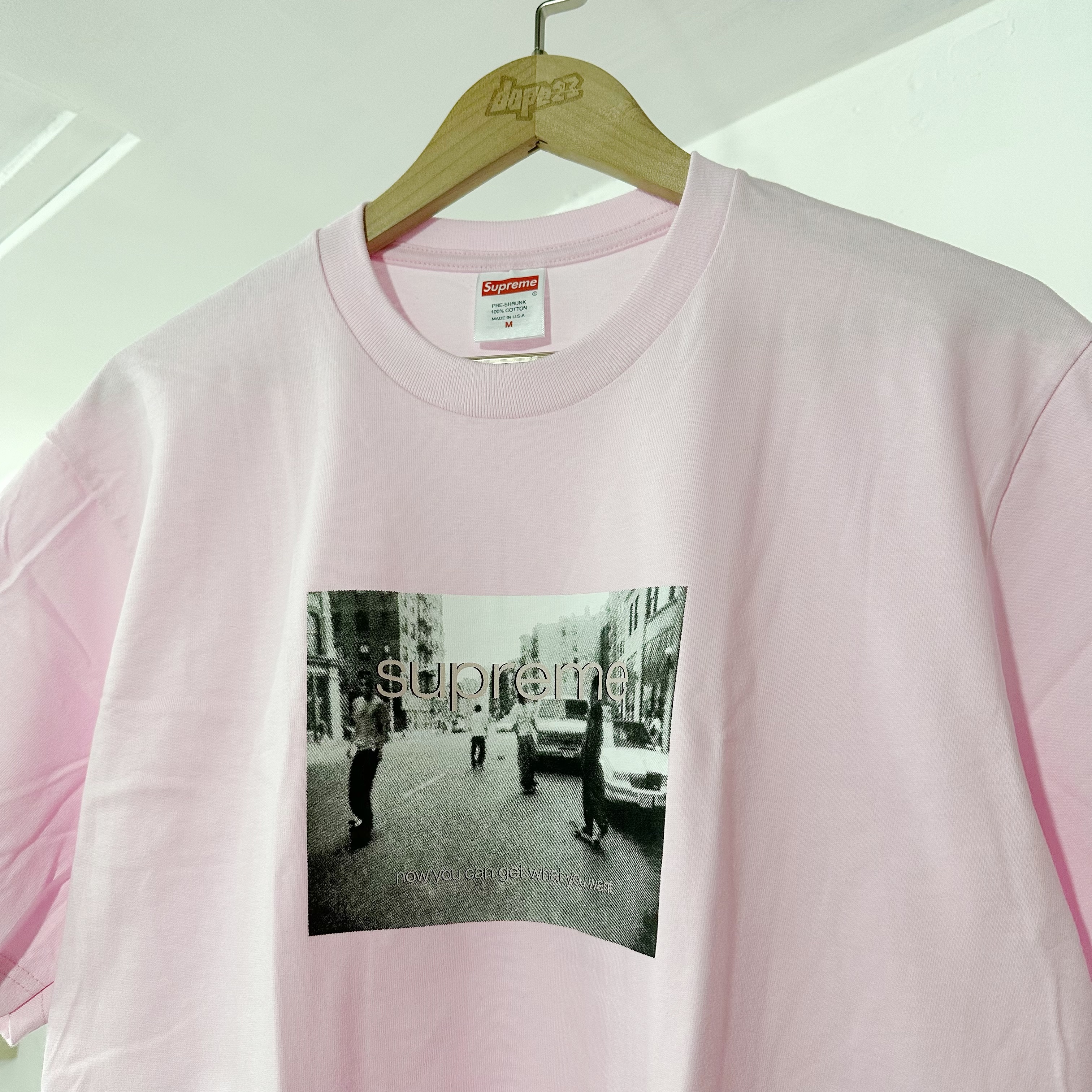 Supreme SS24 Crew 96 Tee Pink