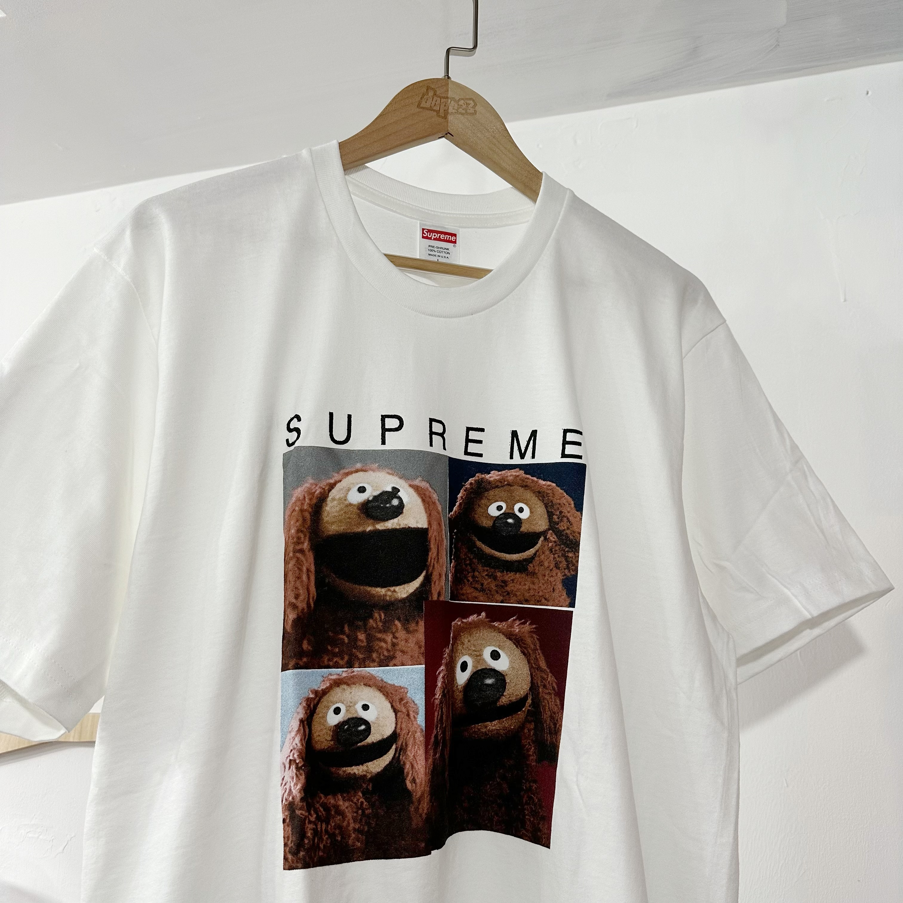 SUPREME SS24 ROWLF TEE  White