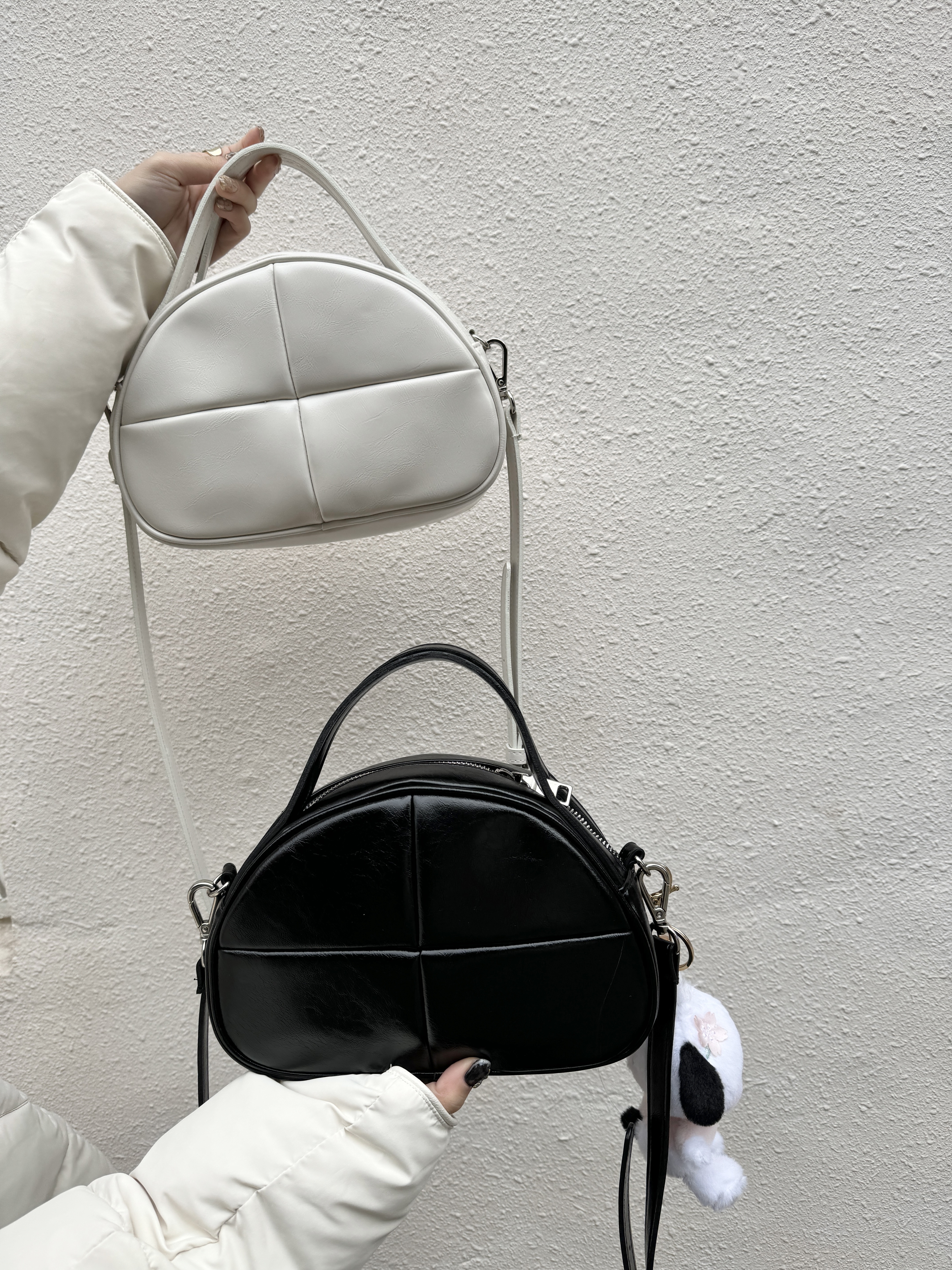 韓國設計師2ways圓形小包包 自留