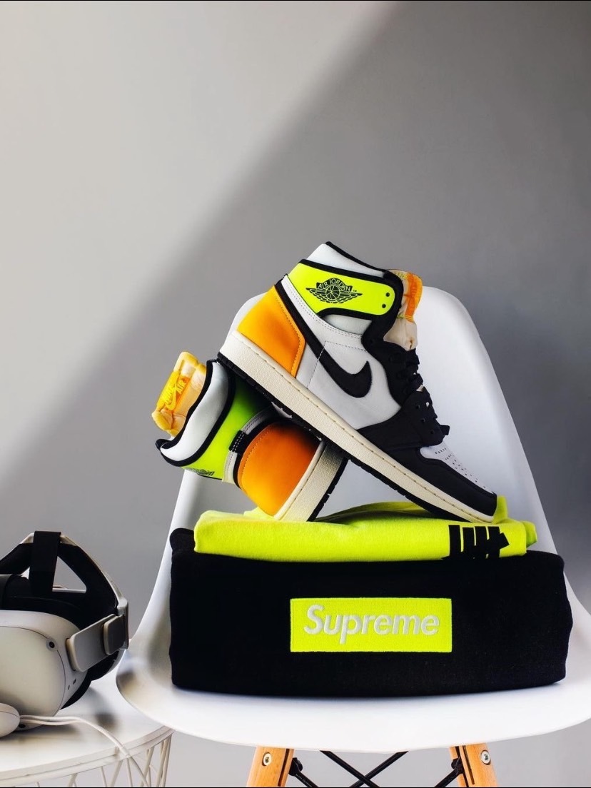 Jordan 1 Retro High Volt Gold 白黑黃 555088-118