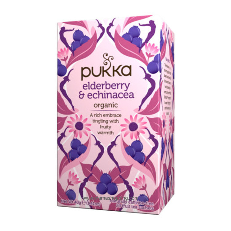 Pukka 有機接骨木和紫錐菊茶 (20包裝）