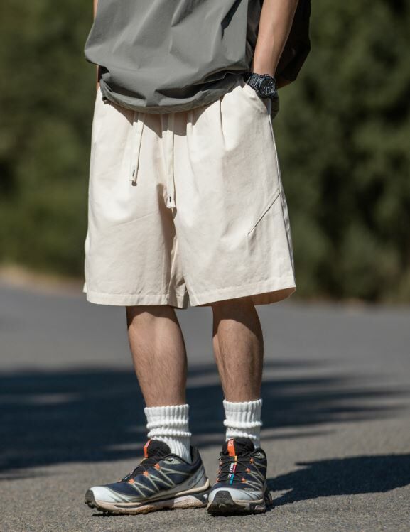 K2181 打摺工裝短褲