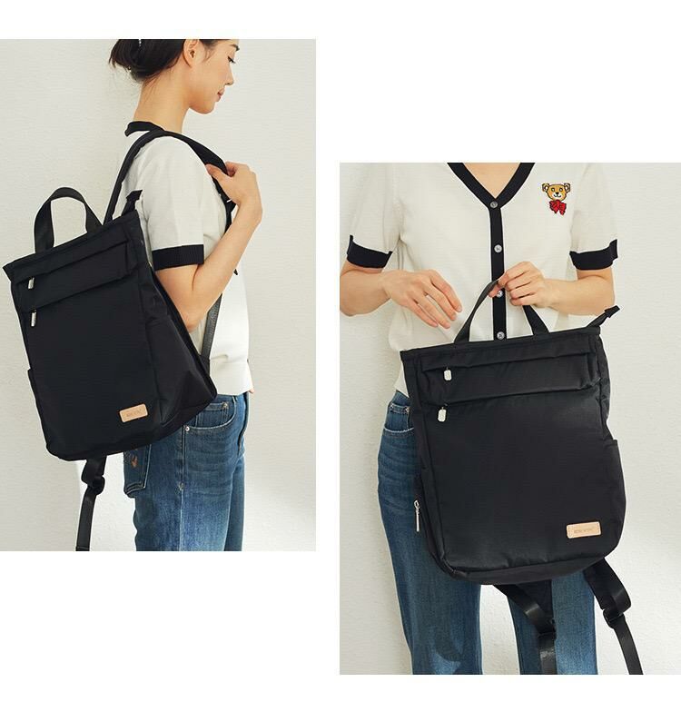日系大容量雙肩休閒輕便背囊