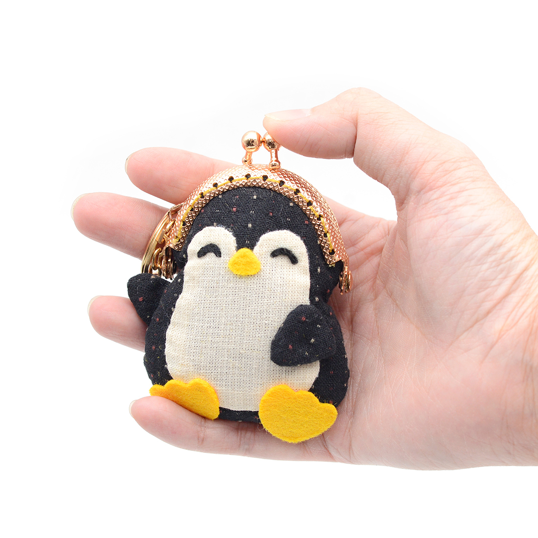 5公分鑰匙圈口金/個【贈企鵝口金包紙型】