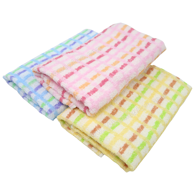 3條裝 細格仔洗面毛巾