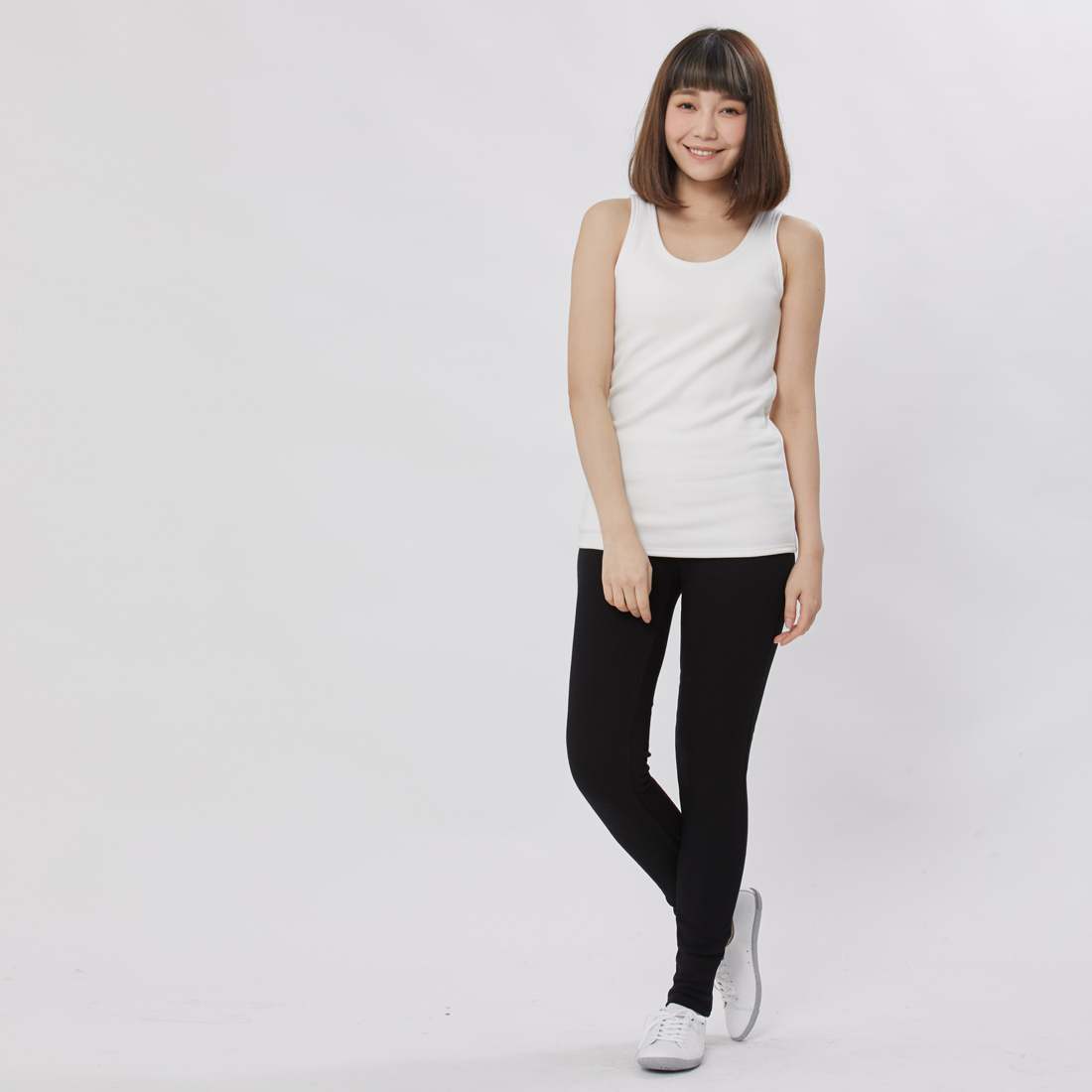 Fever 超暖短毛背心/ 白色