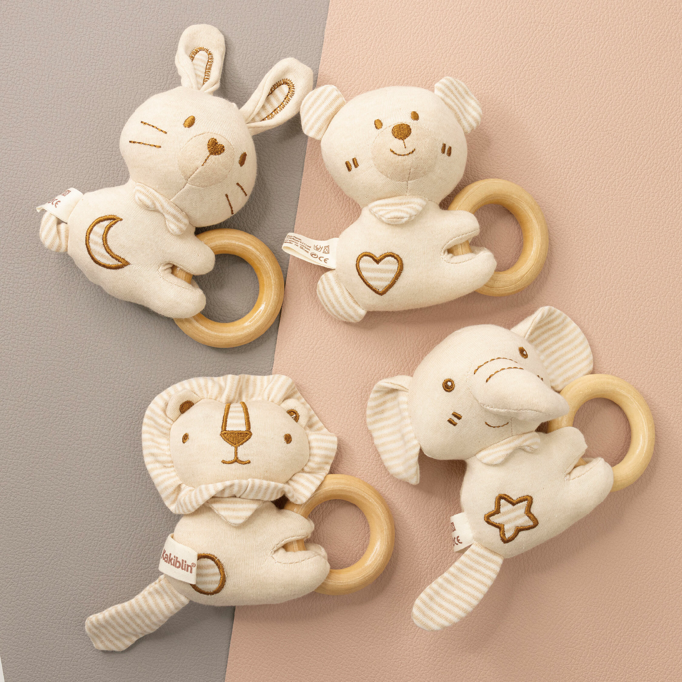 【JS0315】動物安撫手搖鈴＊四款