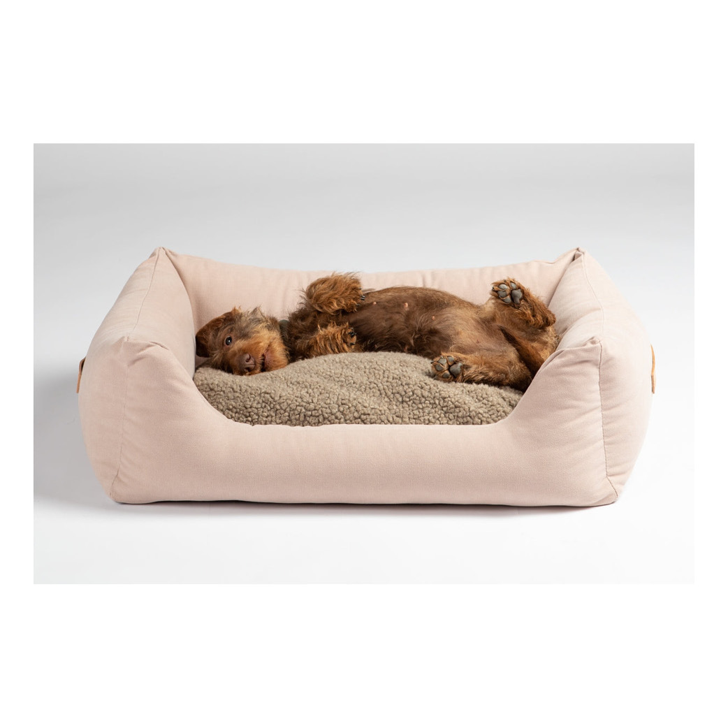 2.8 Design for Dogs - Henri 棉質帆布寵物床 - 玫瑰粉