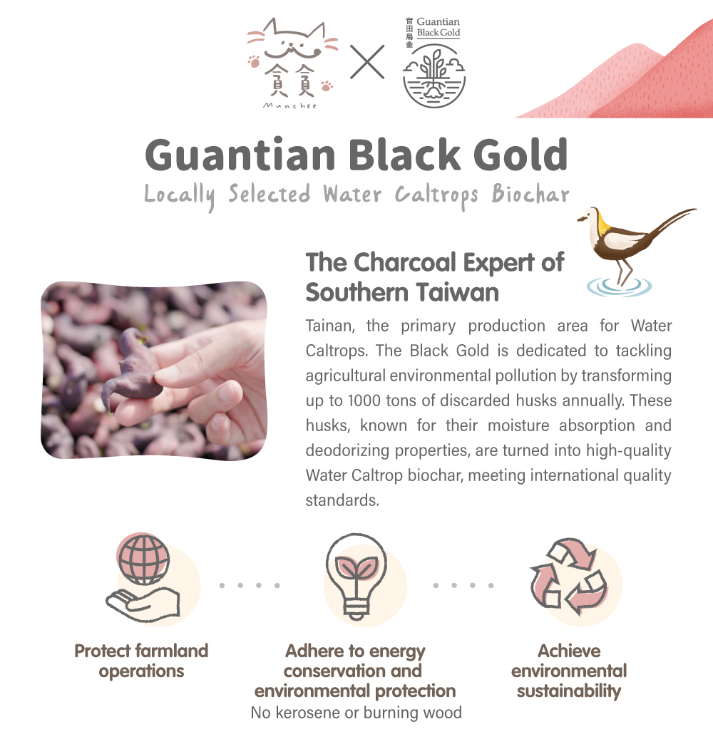 Black Gold Water Cattrop Biochar