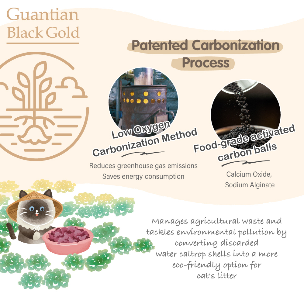 Black Gold Water Cattrop Biochar