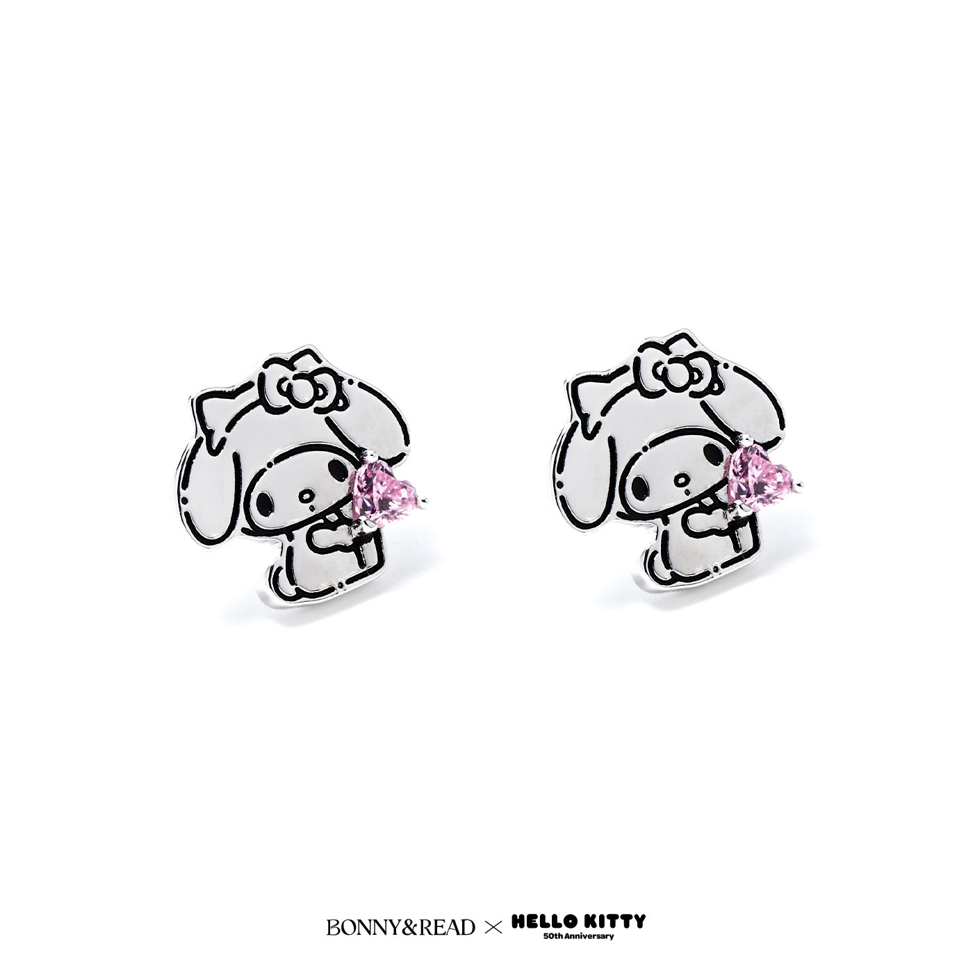 平價飾品,銀針,三麗鷗,美樂蒂,耳環