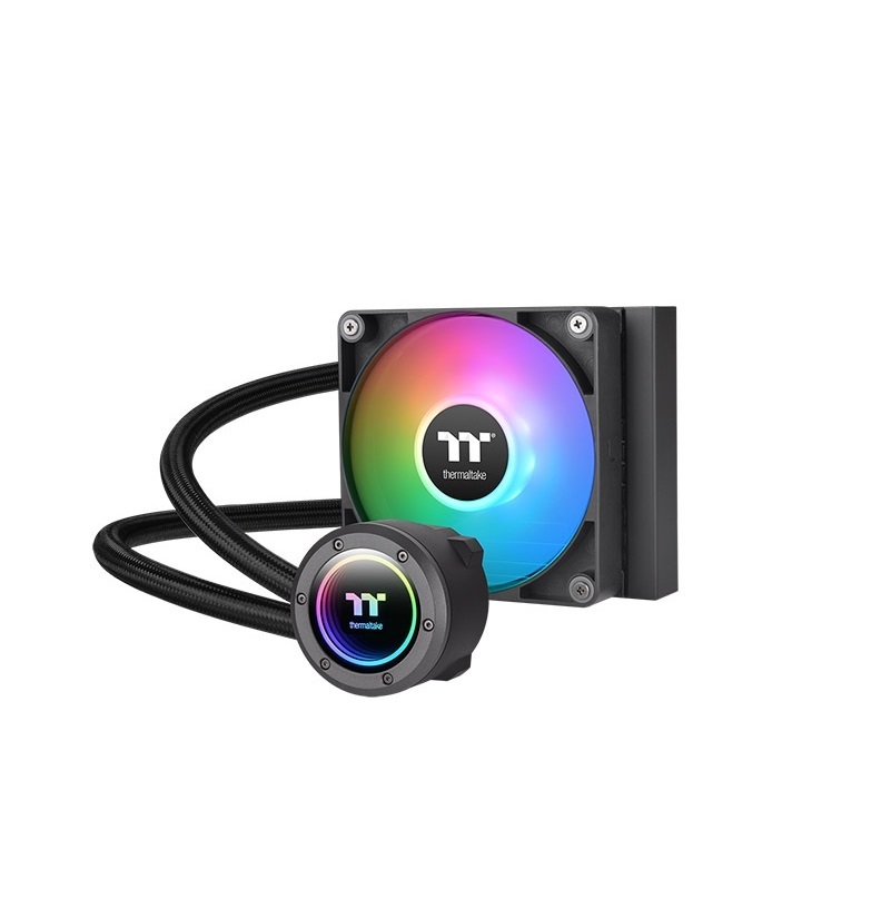 米特3C數位–Thermaltake 曜越 TH120 V2 ARGB Sync 主板連動版 一體式水冷 黑色/白色