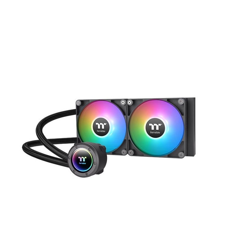 米特3C數位–Thermaltake 曜越 TH240 V2 ARGB Sync 主板連動版 一體式水冷 黑色/白色