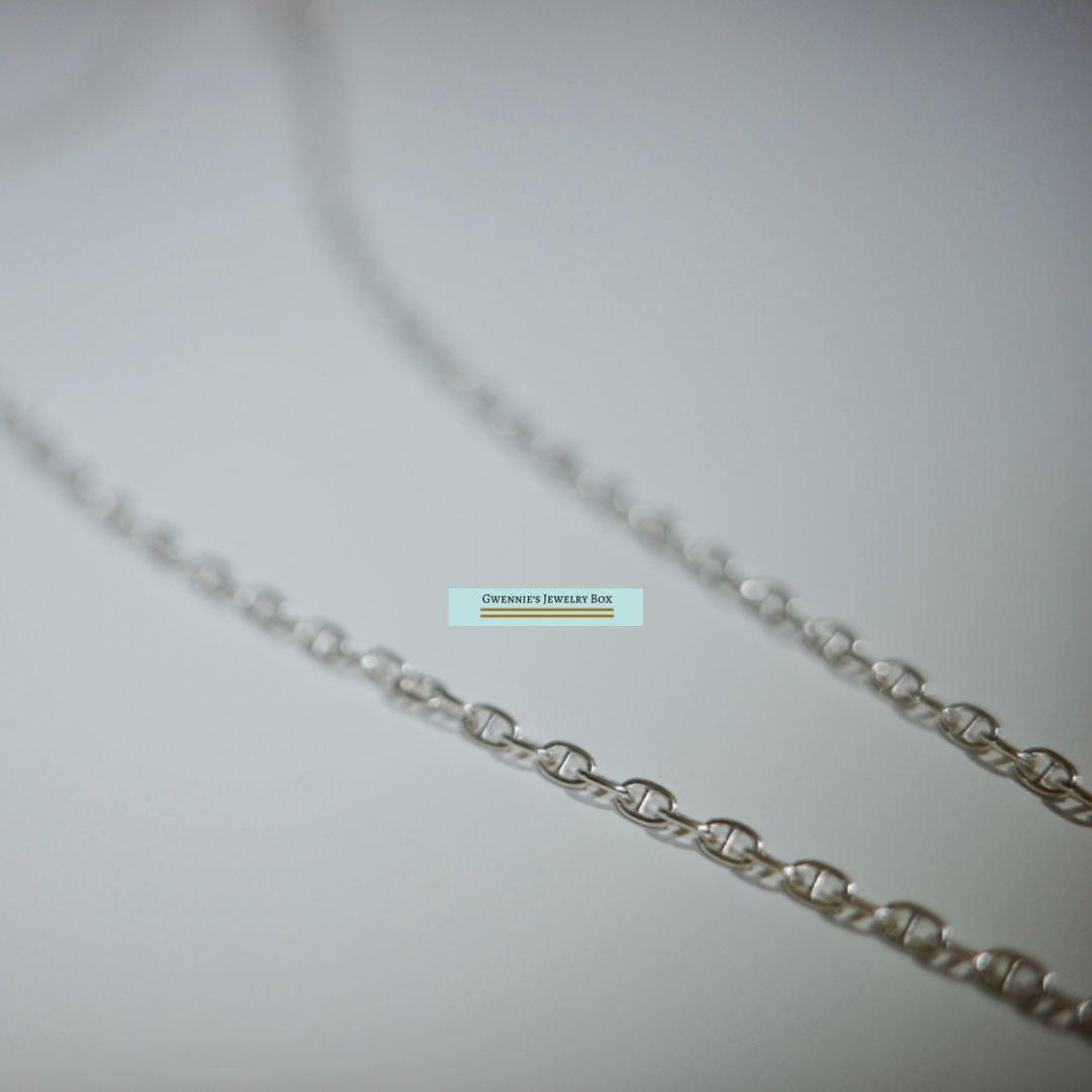 925銀 - 豬鼻造型項鍊