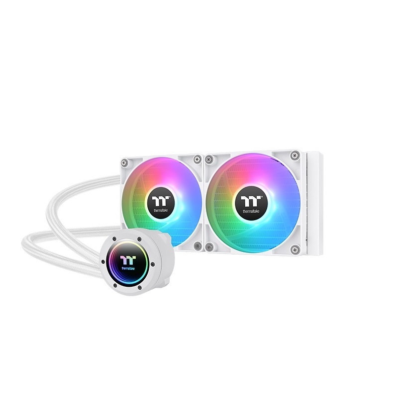 米特3C數位–Thermaltake 曜越 TH280 V2 ARGB Sync 主板連動版 一體式水冷 黑色/白色