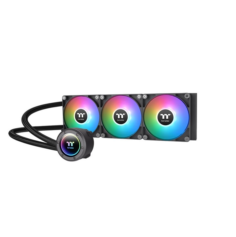 米特3C數位–Thermaltake 曜越 TH420 V2 ARGB Sync 主板連動版 一體式水冷 黑色/白色