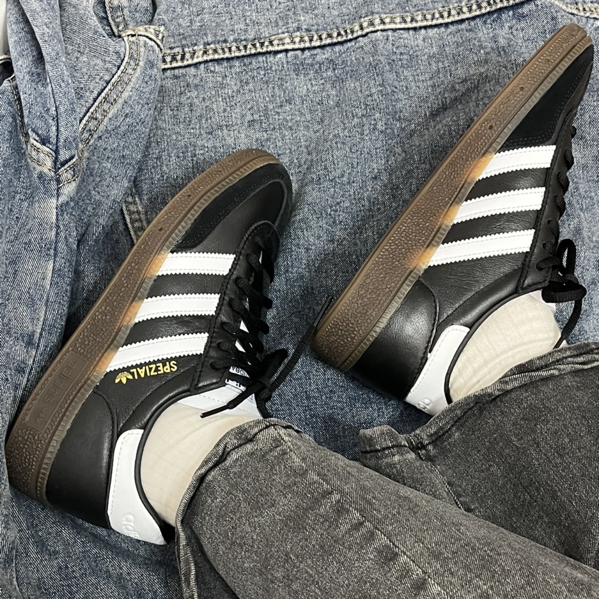 【現貨】Adidas Originals Handball Spezial 低筒 焦糖底 德訓鞋 黑白 白黑