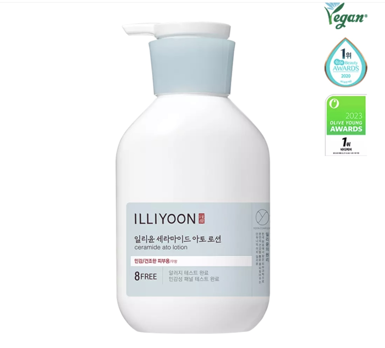 《olive young 連線》 ILLIYOON Ceramide Ato Lotion 334mL+100ml Special Set