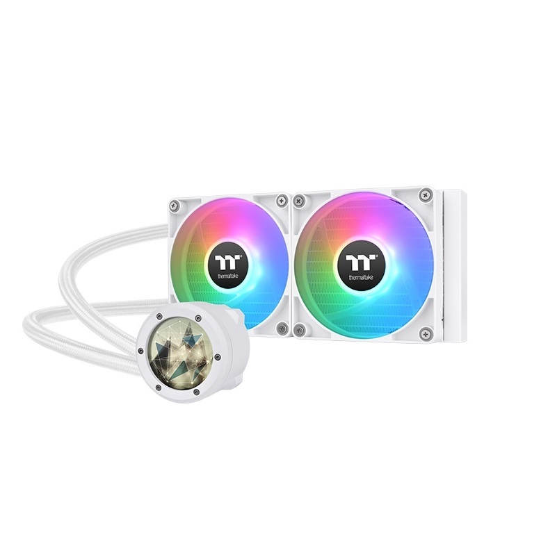 米特3C數位–Thermaltake 曜越 TH280 V2 Ultra ARGB Sync 一體式水冷 白色