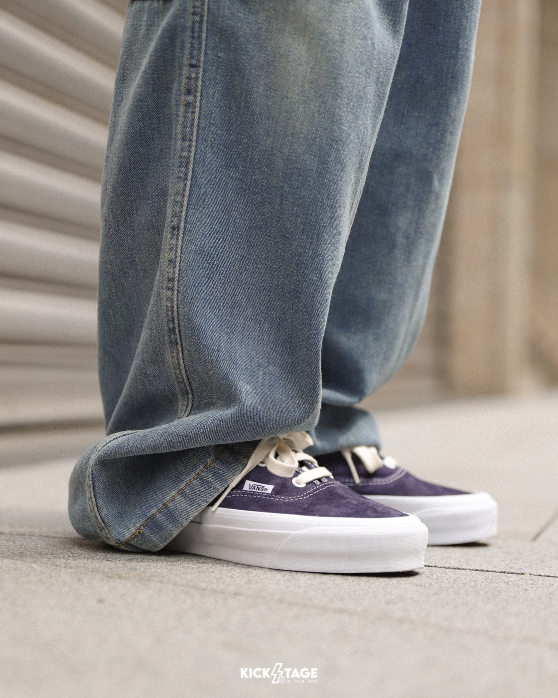 <特價商品，不退換>VANS AUTHENTIC REISSUE 44 深藍白 麂皮 復古 休閒鞋【VN000CSDCIE】