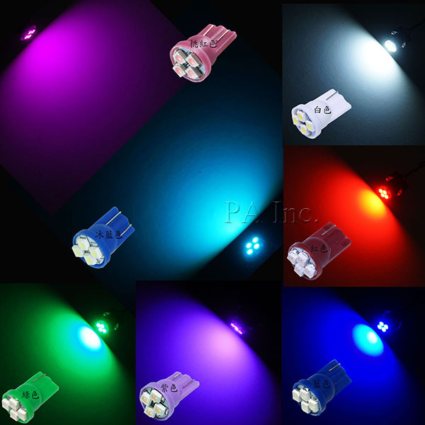 【PA LED】T10 4晶 3528 SMD LED 小燈 倒車燈 儀表燈 定位燈 牌照燈 室內燈