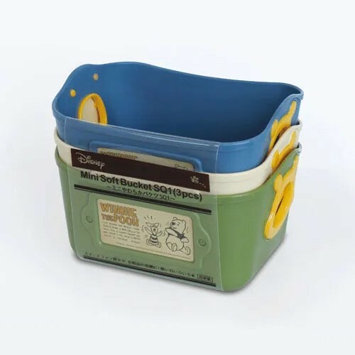 【現貨】日本 小熊維尼 小型收納籃 三入組