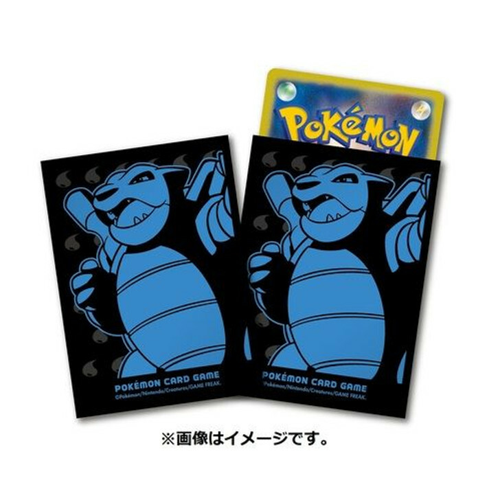Pokemon Center Original TCG Card Sleeves Blastoise Deck Shield 水戰龜官方卡套 4521329365435