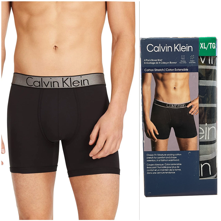 美國 Calvin Klein男裝內褲 Boxer (4條裝)