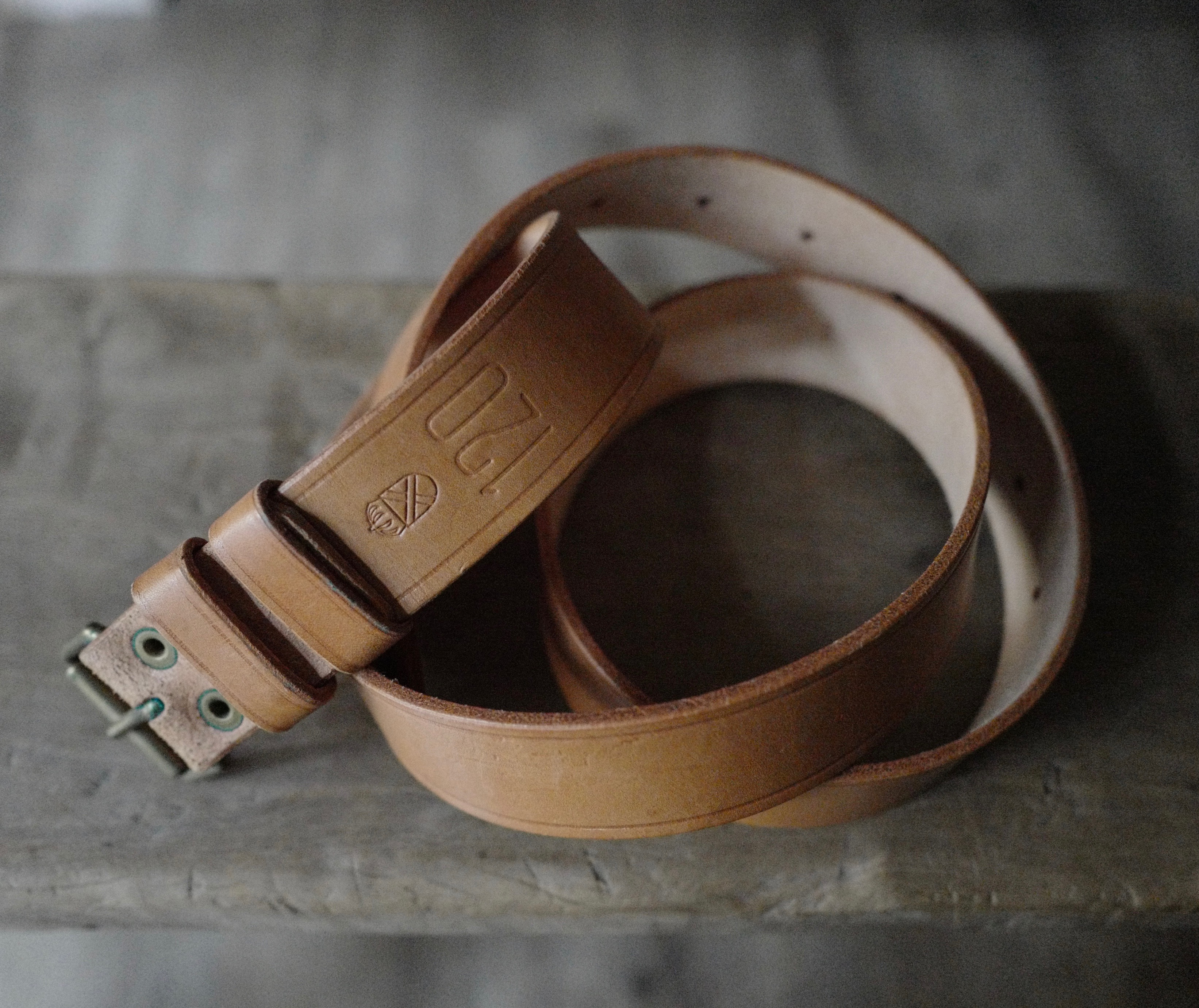 1960'S 瑞典皇家軍用皮帶 dead stock 全新庫存品 W32 ~ W40 可使用