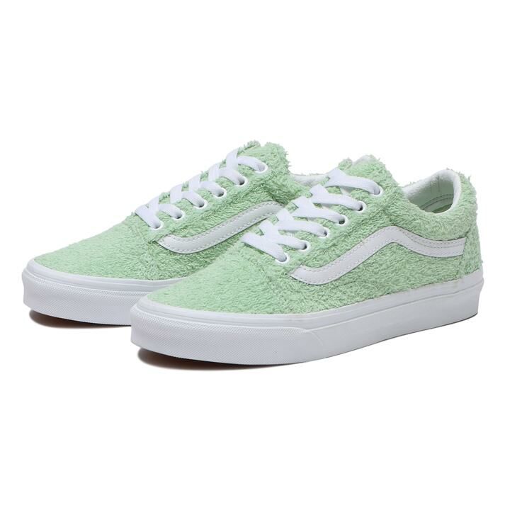 Vans Old Skool 日本限定 薄荷綠 餅乾怪獸 絨毛 帆布鞋 VN0005UFBM4