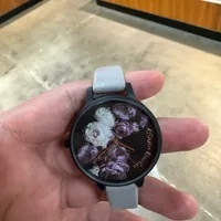 [S] LUXURY WATCH OLIVIA BURTON OB16AD11 FINE ART GREY LILAC & MATTE BLACK, 885997343077 (SZZ322)