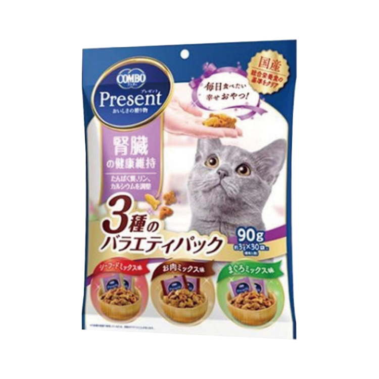 Combo 維護腎臟健康貓小食 90g 一包3種口味 90g(CMO-1368)