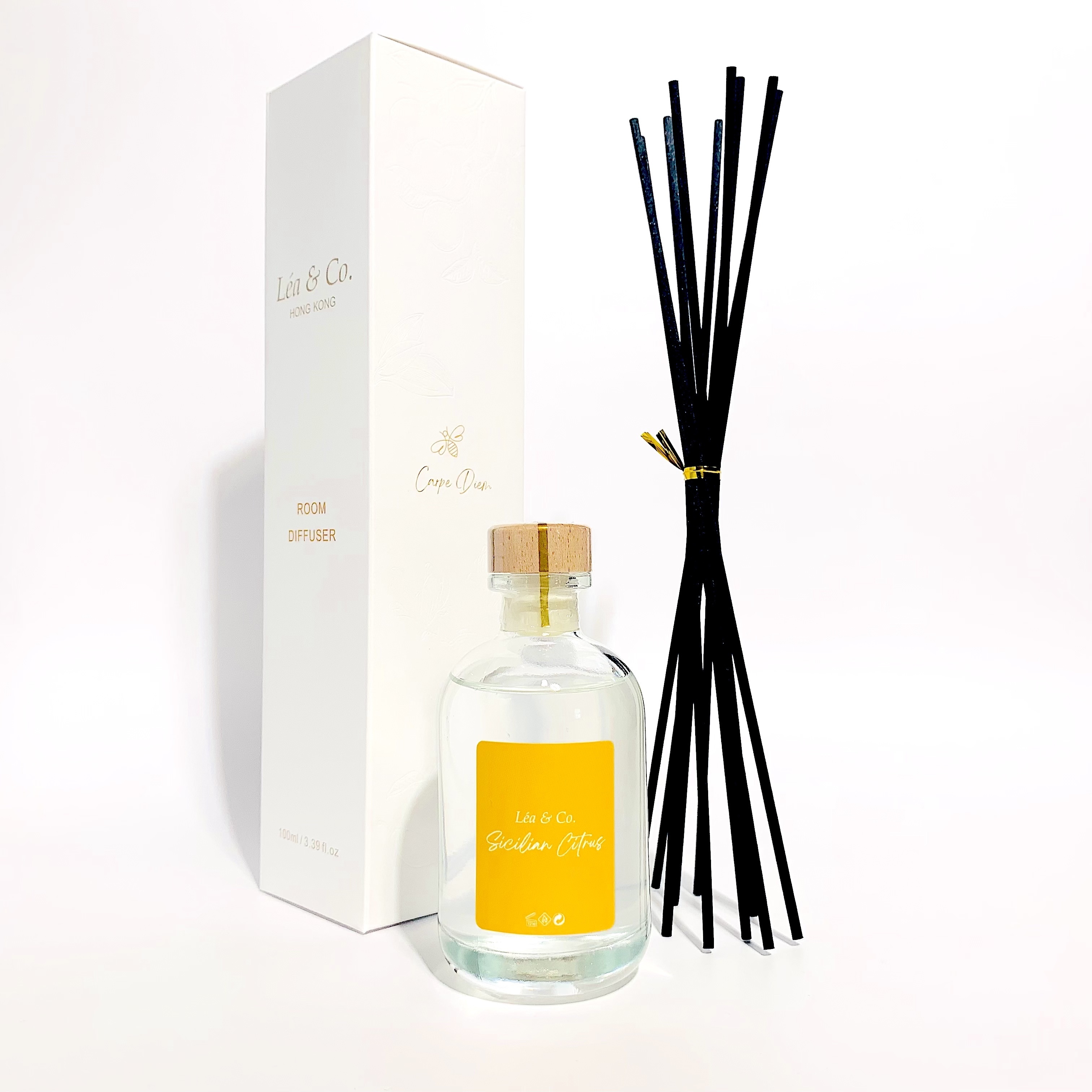 Sicilian Citrus 西西里柑橘 室內擴香瓶 100ml (連10枝擴香枝)