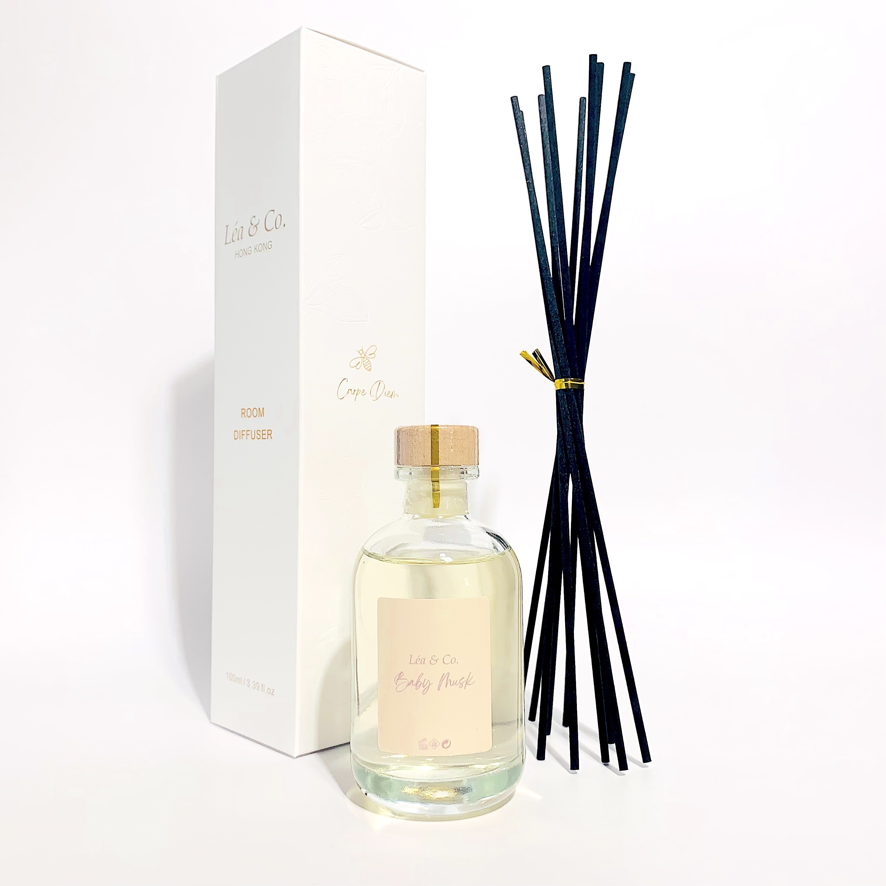 Baby Musk 粉馥麝香 室內擴香瓶 100ml (連10枝擴香枝)
