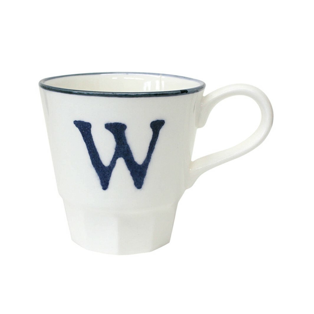 馬克杯∣Alphabe系列 字母W∣日本 IZAWA