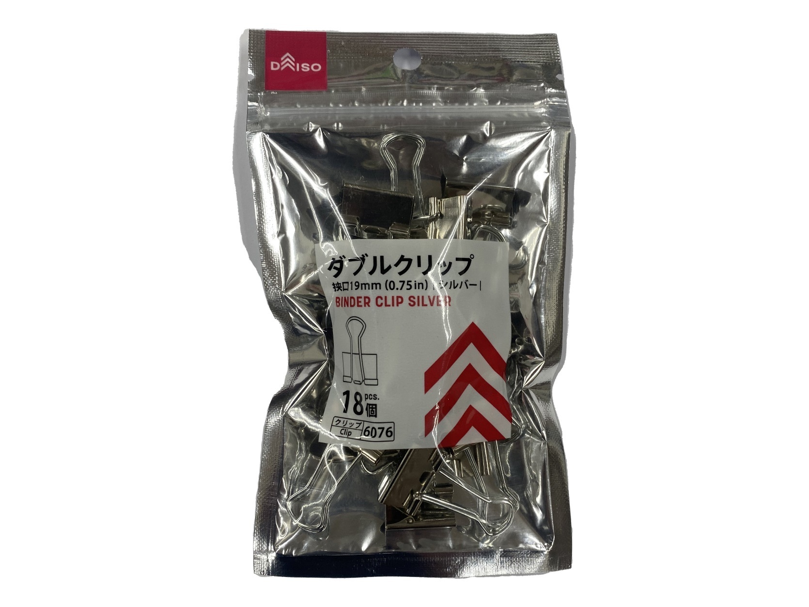 長尾夾/19mm 18入