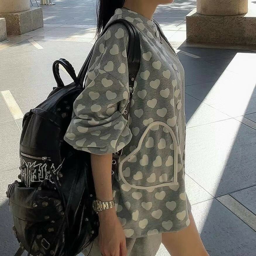 🇰🇷 滿版愛心 薄外套