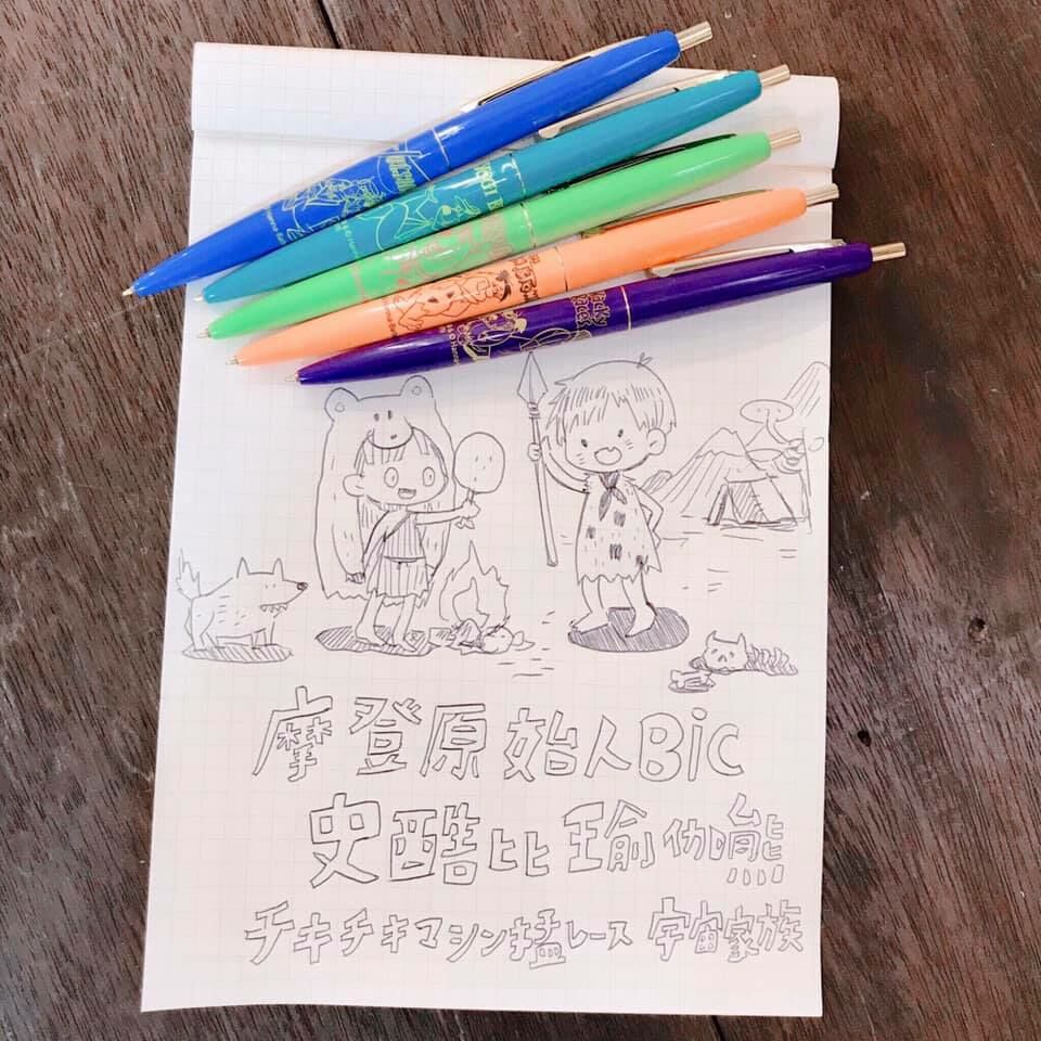 BIC 聯名款原子筆 0.7mm 黑色筆芯｜Ensky 日本