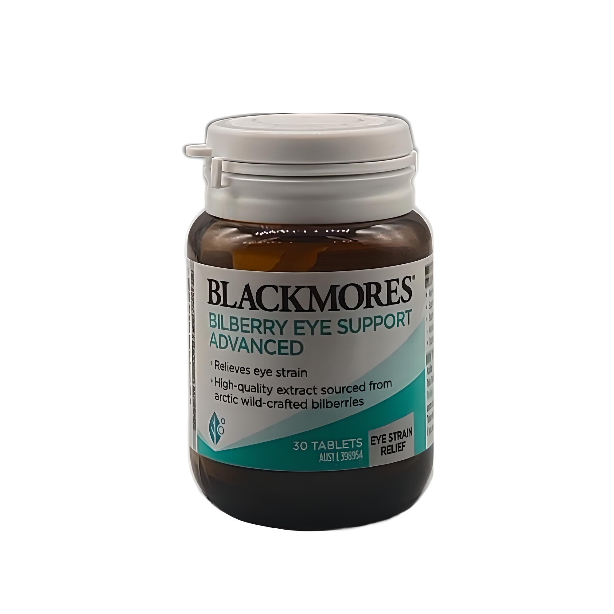 blackmores bilberry eye support advanced 30PC
