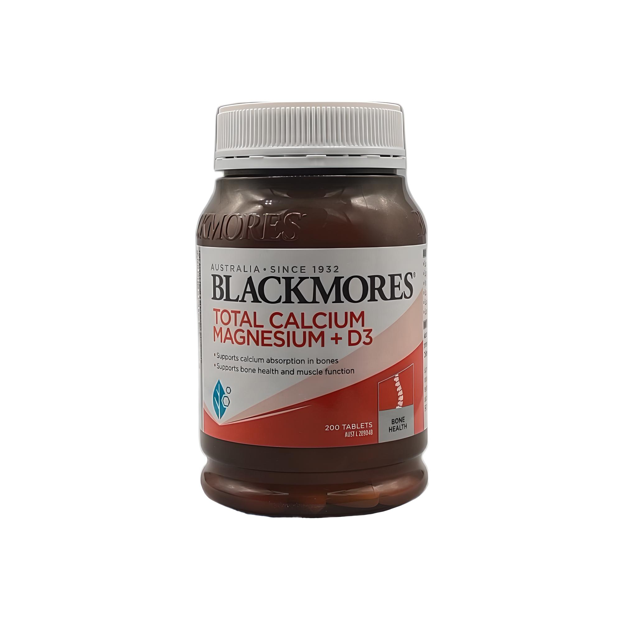 Blackmores total calcium magnesium + D3 200 Tablets
