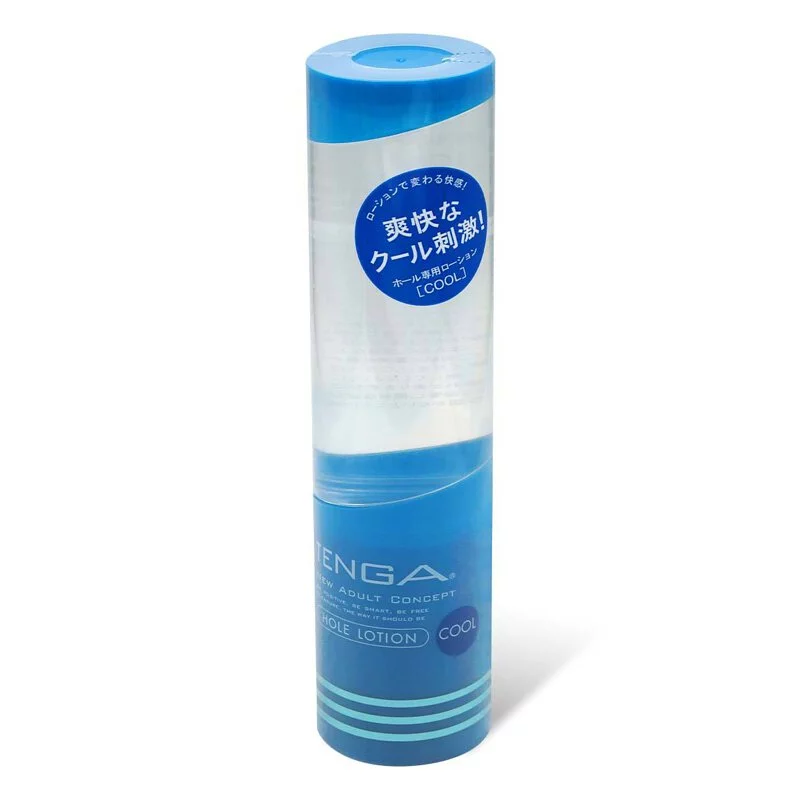 TENGA - HOLE LOTION COOL(藍) 水性潤滑劑 -170ml