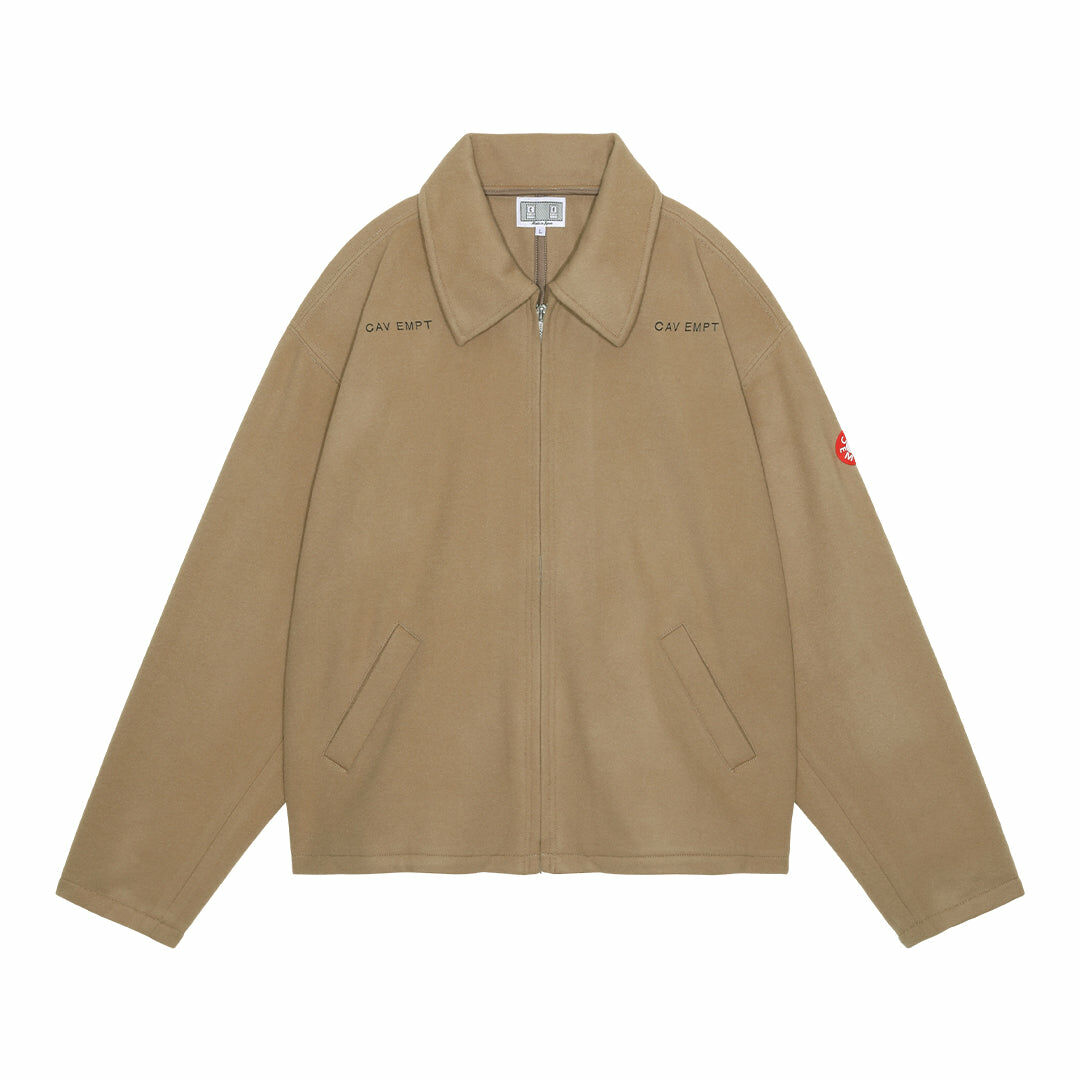 CAV EMPT C.E / WOOL SHORT ZIP JACKET