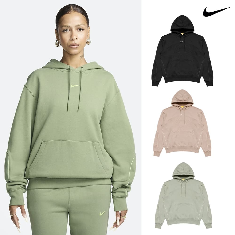 Nike x Nocta Hoodie 連帽上衣 帽T 黑色/卡其/油果綠 FN7660-010/FN7660-200/FN7660-386